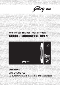 Manual Godrej GME 20CM2 FJZ Microwave