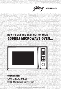 Handleiding Godrej GMX 28CA3 MKM Magnetron