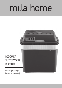 Instrukcja Milla Home MTC600G Lodówka turystyczna