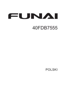 Instrukcja Funai 40FDB7555 Telewizor LED