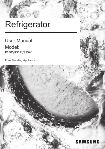 Manual Samsung RS54N3103SA/TC Fridge-Freezer