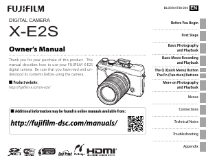 Manual Fujifilm X-E2S Digital Camera