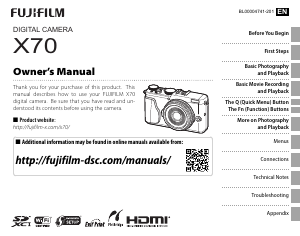 Manual Fujifilm X70 Digital Camera