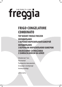 Посібник Freggia LTF31076C Холодильник із морозильною камерою
