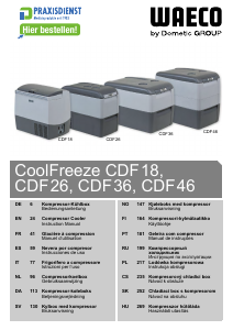 Manuál Waeco CoolFreeze CDF 36 Chladicí box