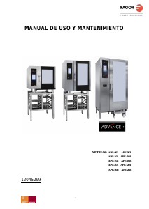 Manual Fagor APE-201 Oven