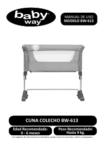 Manual de uso Baby Way BW-613 Cuna
