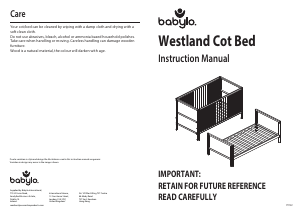 Handleiding Babylo Westland Babybed