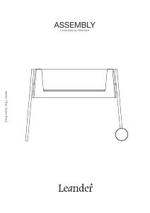 사용 설명서 Leander Linea 아기 침대