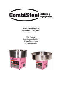 Manual CombiSteel 7455.0800 Cotton Candy Machine