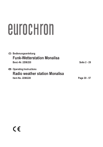 Bedienungsanleitung Eurochron Monalisa Wetterstation