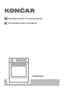 Manual Končar SV6040GUID7 Range