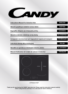 Εγχειρίδιο Candy CTP643C/YEP Εστία κουζίνας