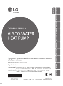 Manual LG ARNH08GK3A4 Heat Pump