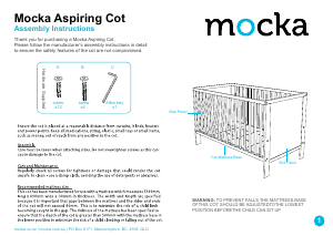 Handleiding Mocka Aspiring Babybed