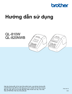 Hướng dẫn sử dụng Brother QL-810W Máy in nhãn