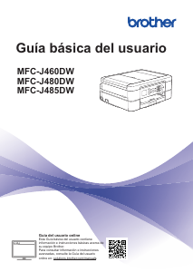 Manual de uso Brother MFC-J460DW Impresora multifunción