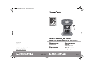 Manual SilverCrest SEM 1050 A1 Espresso Machine