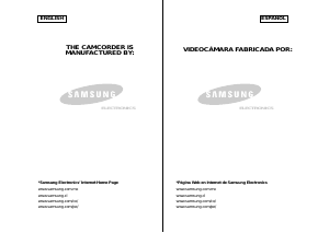 Manual de uso Samsung SC-M110S Videocámara