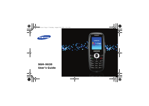 Handleiding Samsung SGH-X620C Mobiele telefoon