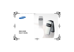 Handleiding Samsung SGH-X200S Mobiele telefoon