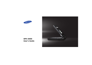Handleiding Samsung SPH-A900 Mobiele telefoon