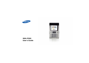Manual Samsung SGH-P300S Mobile Phone