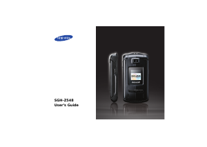 Handleiding Samsung SGH-Z548 Mobiele telefoon