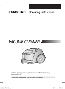 Manual Samsung SC4353 Vacuum Cleaner