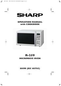 Manual Sharp R-259 Microwave