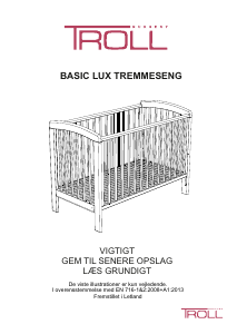 Brugsanvisning Troll Basic Lux Tremmeseng