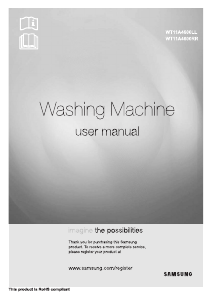 Manual Samsung WT11A4600LL/TL Washing Machine