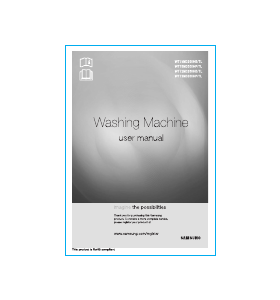 Manual Samsung WT72M3000HP Washing Machine