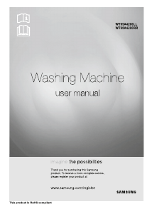 Manual Samsung WT95A4200LL/TL Washing Machine