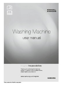 Manual Samsung WT95A4200RR/TL Washing Machine