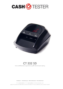Manual Cashtester CT 332 SD Counterfeit Money Detector