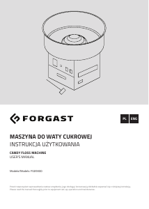 Handleiding Forgast FG09300 Suikerspinmachine