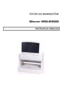 Instrukcja Glover IRD-2500 Tester do banknotów