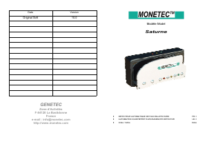 Handleiding Monetec Saturne Valsgeld detector