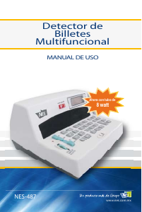 Manual de uso NES NES-487 Detector de dinero falso