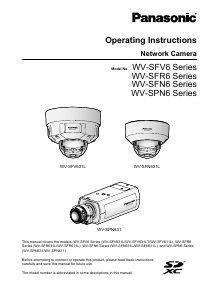 Handleiding Panasonic WV-S2136L IP camera