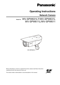 Manual Panasonic WV-S1536LTN IP Camera