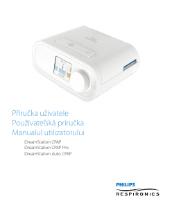 Manuál Philips Respironics DreamStation Přístroj CPAP