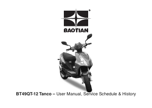 Manual Baotian BT49QT-12 Tanco Scooter