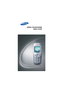 Manual Samsung SGH-C200C Mobile Phone