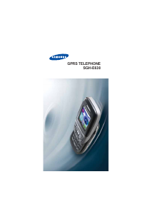 Manual Samsung SGH-E630C Mobile Phone