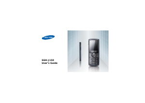 Handleiding Samsung SGH-J150B Mobiele telefoon