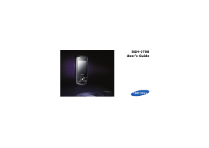 Handleiding Samsung SGH-J708G Mobiele telefoon