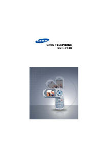 Handleiding Samsung SGH-P730C Mobiele telefoon
