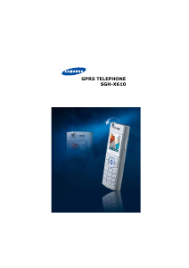Handleiding Samsung SGH-X610S Mobiele telefoon
